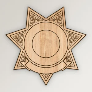 7 Point Star Badge v6 SVG Vector911