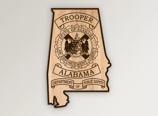 Alabama State Police Trooper Emblem SVG Vector911