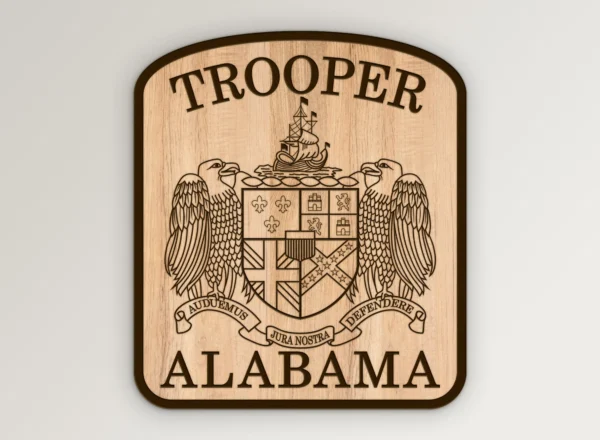 Alabama Trooper Patch SVG Vector911