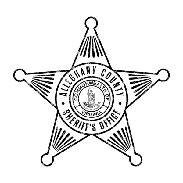 Alleghany Virginia Sheriff's Office Badge - Image 2