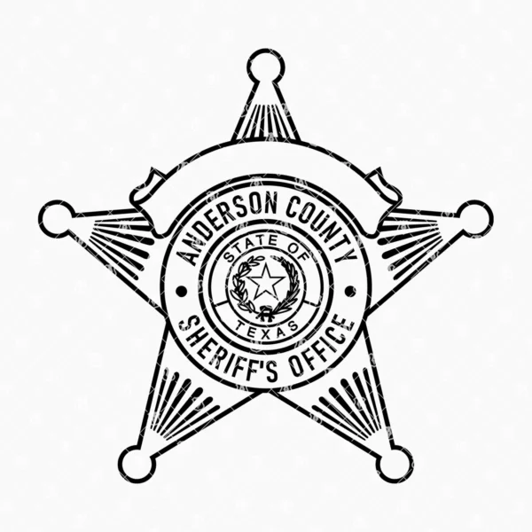 Anderson County Texas Sheriff Badge - Image 2