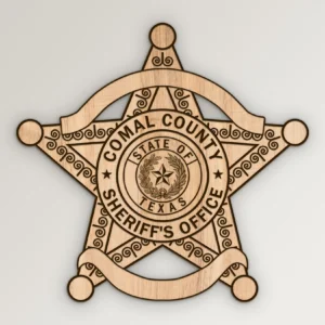 comal county texas sheriff's office badge svg vector911