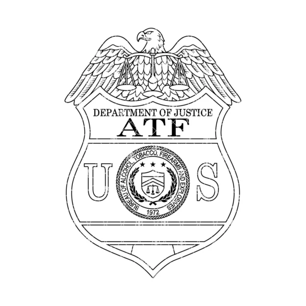 DOJ Alcohol Tabaco Firearms (ATF) Badge - Image 2