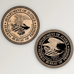 DOJ Federal Prisons Bureau Seal Bundle SVG Vector911