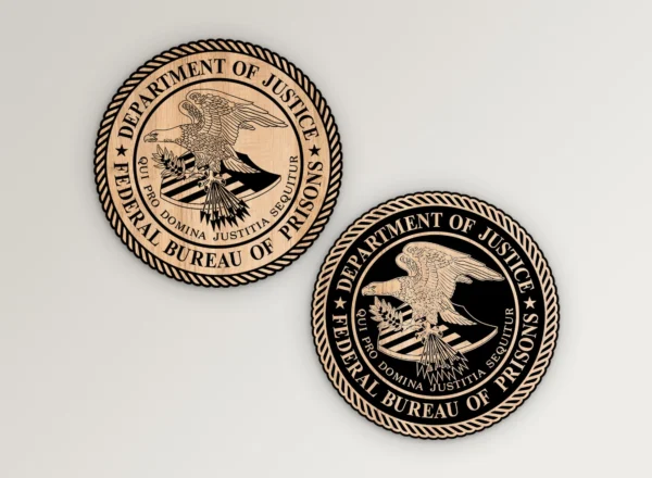 DOJ Federal Prisons Bureau Seal Bundle SVG Vector911