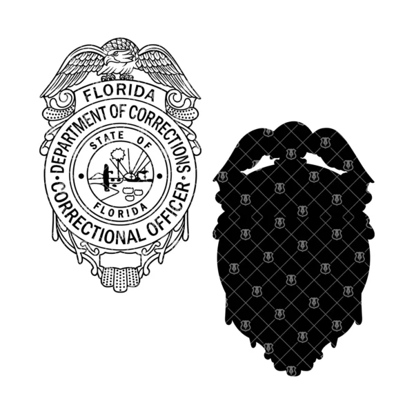 Florida Department of Corrections (FLDOC) Badge - Image 3