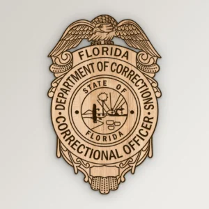 Florida Dept Corrections Officer Badge SVG Vector911