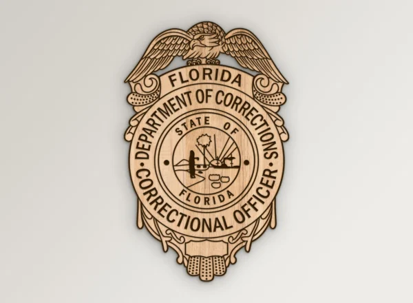 Florida Dept Corrections Officer Badge SVG Vector911