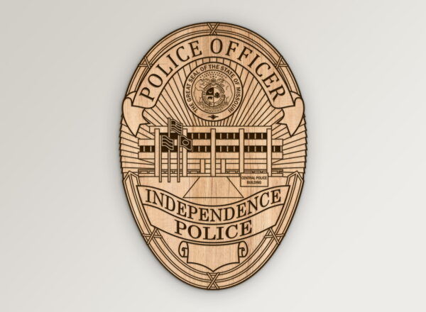 Independence Missouri Police Officer Badge SVG Vector911