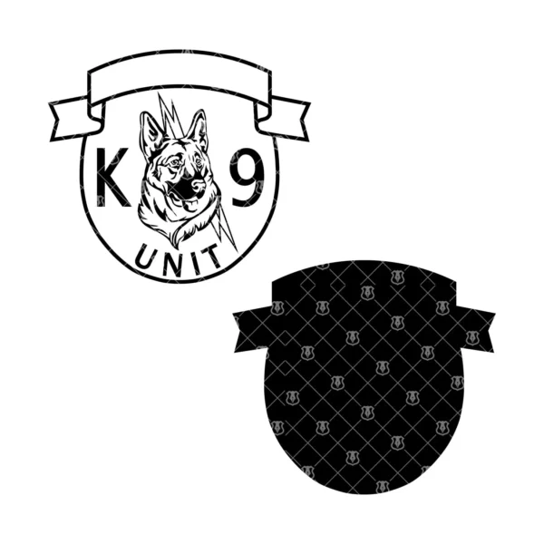 Police K-9 Unit Law Enforcement Patch - Image 3