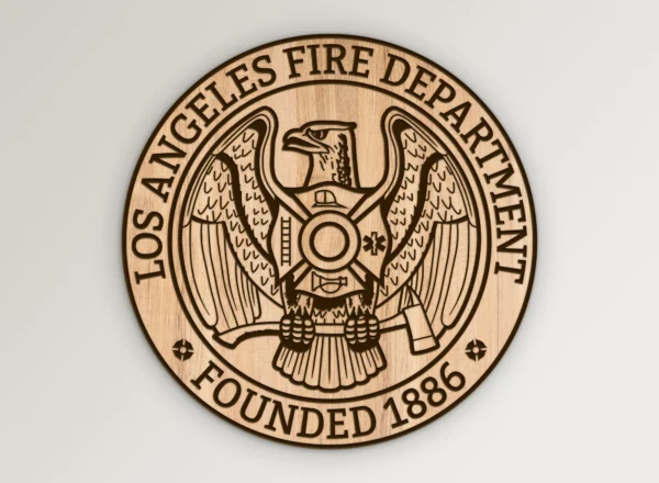 los angeles california fire department seal svg vector911