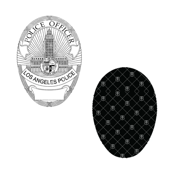 Los Angeles California LAPD Police Officer Badge - Image 3