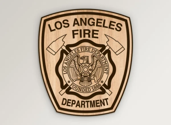 los angeles california fire department patch