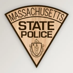 Massachusetts State Police Emblem SVG Vector911