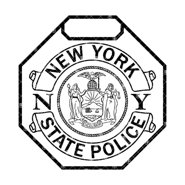 New York State Police Badge - Image 2