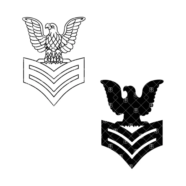 Navy Enlisted Ranks E4 E5 E6 Chevrons Bundle - Image 8