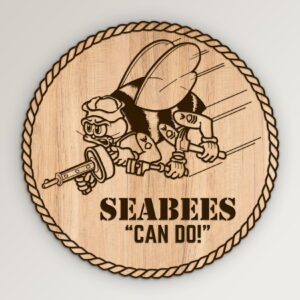 Navy Seabees Emblem SVG Vector911