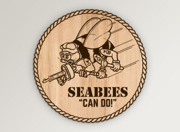 Navy Seabees Emblem SVG Vector911