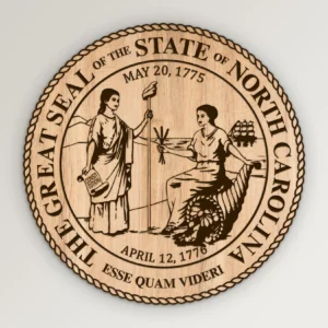 North Carolina State Seal Standard Design