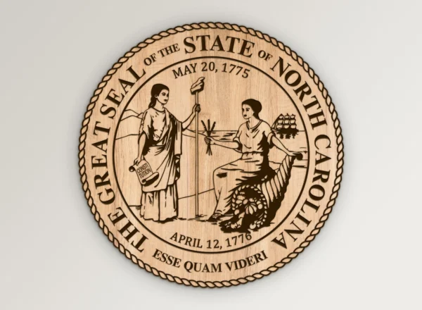 North Carolina State Seal Standard Design