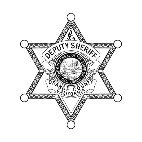 Orange California Sheriff Deputy Badge - Image 2