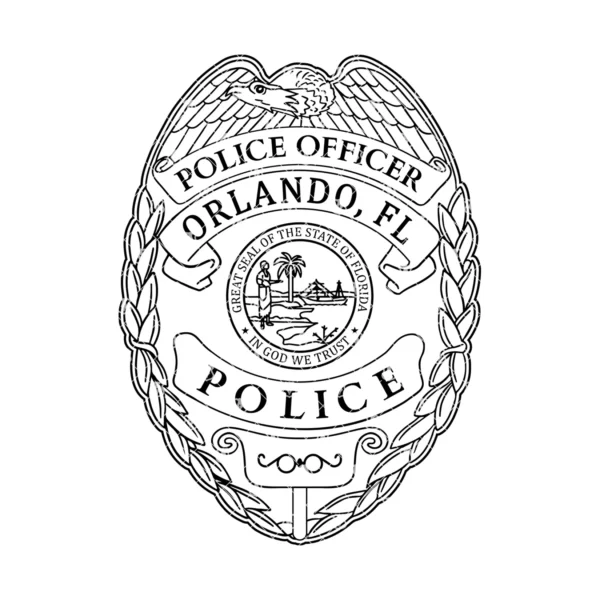 Orlando Florida Police Officer Badge - Image 2