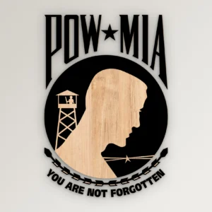 POW MIA Emblem SVG Vector911