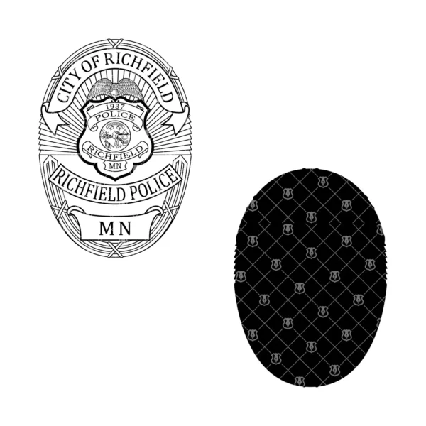 Richfield Minnesota Police Badge - Image 3