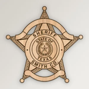 Smith Texas Sheriff Badge SVG Vector911