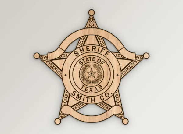 Smith Texas Sheriff Badge SVG Vector911