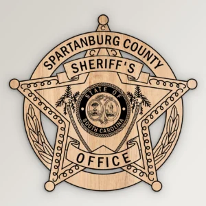 Spartanburg SC Sheriff's Office Badge SVG Vector911