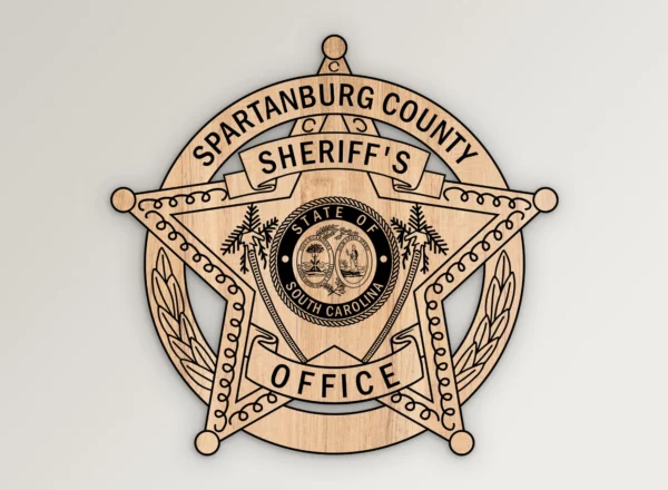 Spartanburg SC Sheriff's Office Badge SVG Vector911