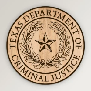 Texas Criminal Justice Seal SVG Vector911