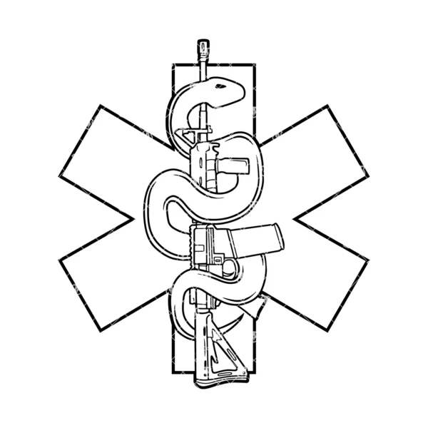 Tactical Medic Star of Life - Image 2