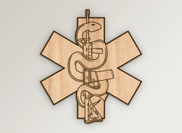 Tactical Medic Star of Life SVG Vector911