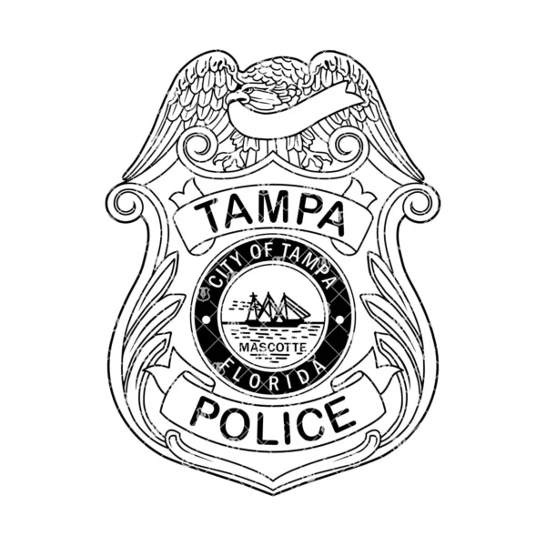 Tampa Florida Police Department Badge - Image 2