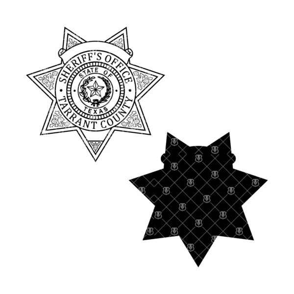 Tarrant Texas Sherriff's Office Badge - Image 3