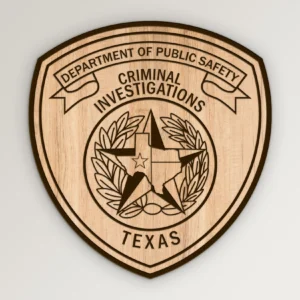 Texas DPS Criminal Investigations Patch SVG Vector911