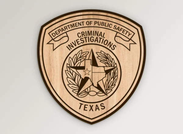 Texas DPS Criminal Investigations Patch SVG Vector911