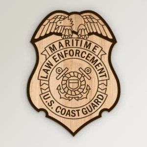 USCG Maritime Law Enforcement Badge SVG Vector911