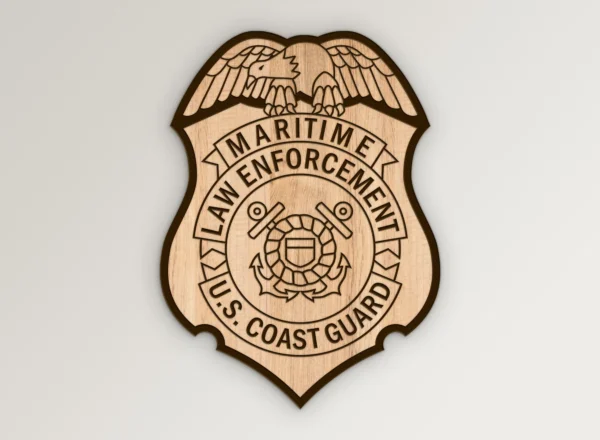 USCG Maritime Law Enforcement Badge SVG Vector911