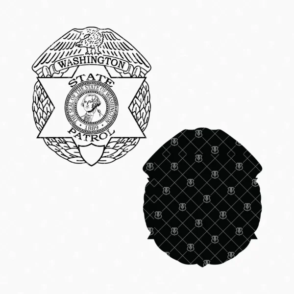 Washington State Patrol Badge - Image 3