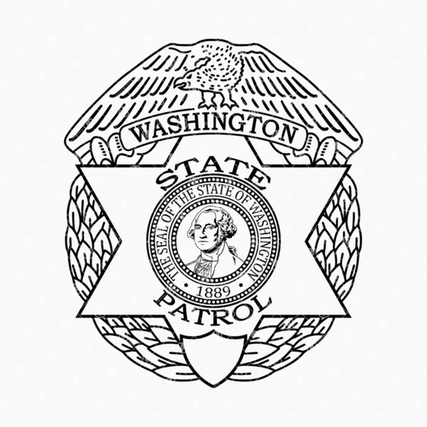 Washington State Patrol Badge - Image 2