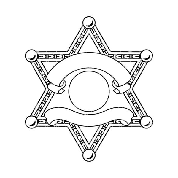 Blank Six Point Star Badge v5 - Image 2