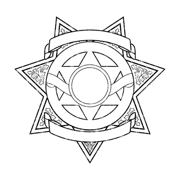 Blank 7 Point Star Badge v9 - Image 2