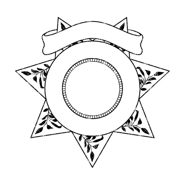 Blank Seven Point Star Badge v8 - Image 2