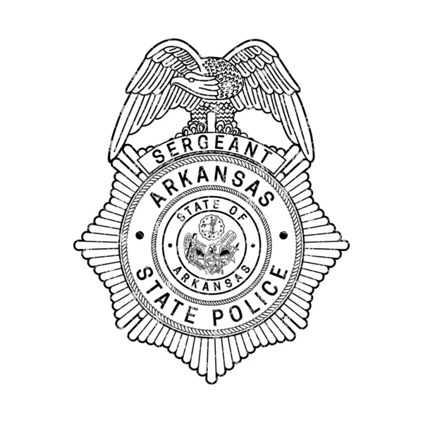 Arkansas State Police Sergeant Badge - Image 2