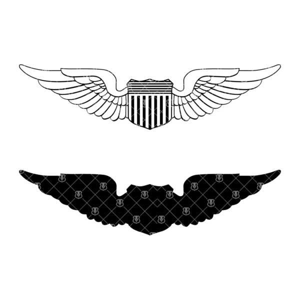 Air Force Pilot Wings Pin - Image 3