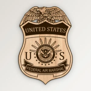 United States Federal Air Marshal Badge SVG Vector911