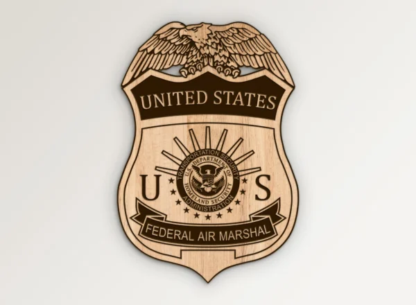 United States Federal Air Marshal Badge SVG Vector911